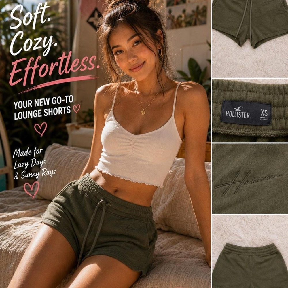 Hollister Co. green shorts Size XS